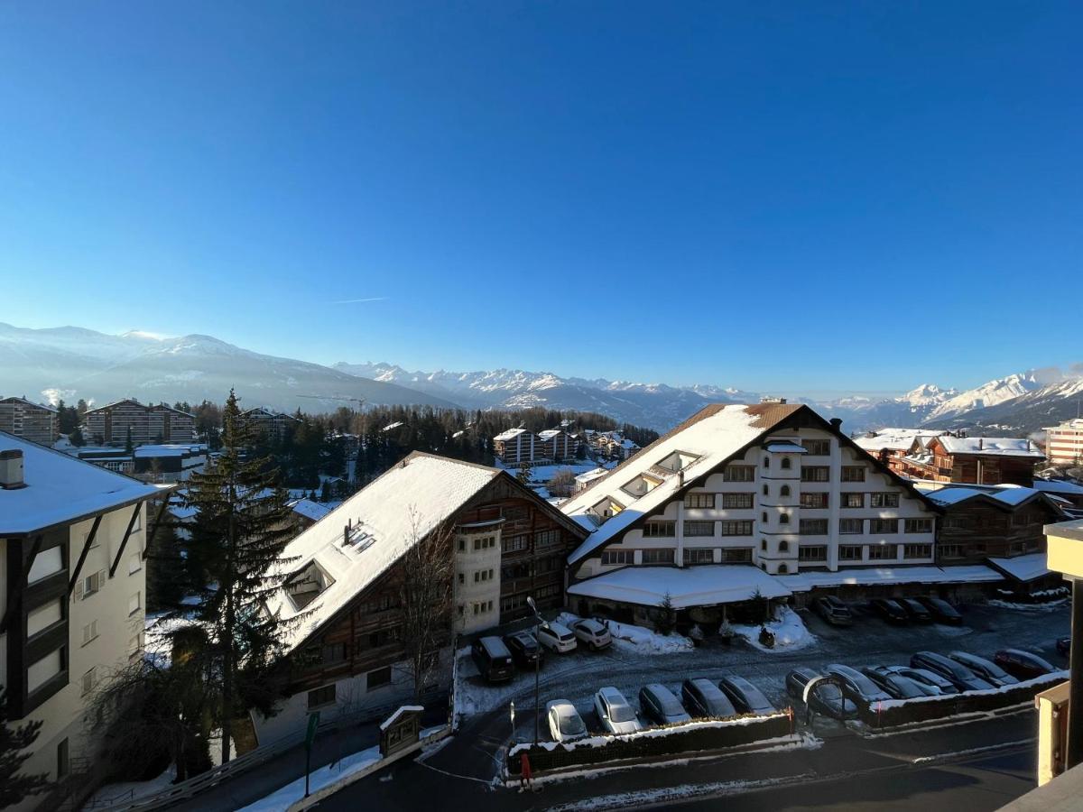 L’Eperon Center Crans wonderful view Appartement Buitenkant foto