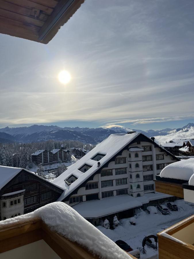 L’Eperon Center Crans wonderful view Appartement Buitenkant foto