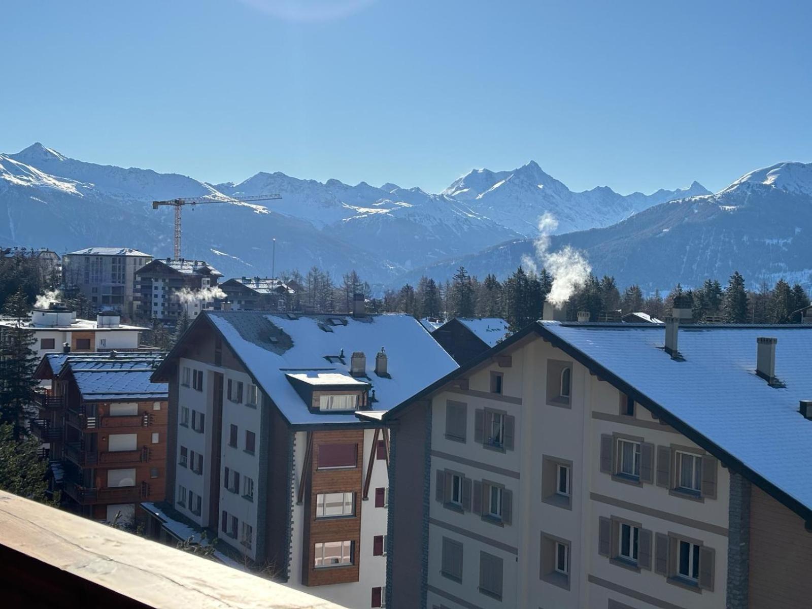 L’Eperon Center Crans wonderful view Appartement Buitenkant foto