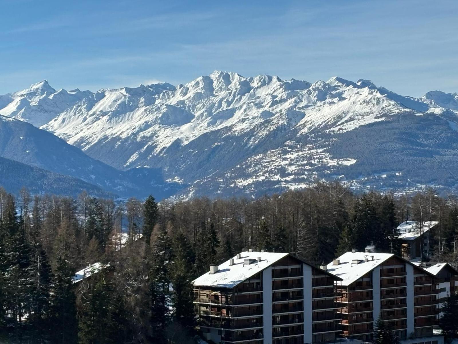L’Eperon Center Crans wonderful view Appartement Buitenkant foto
