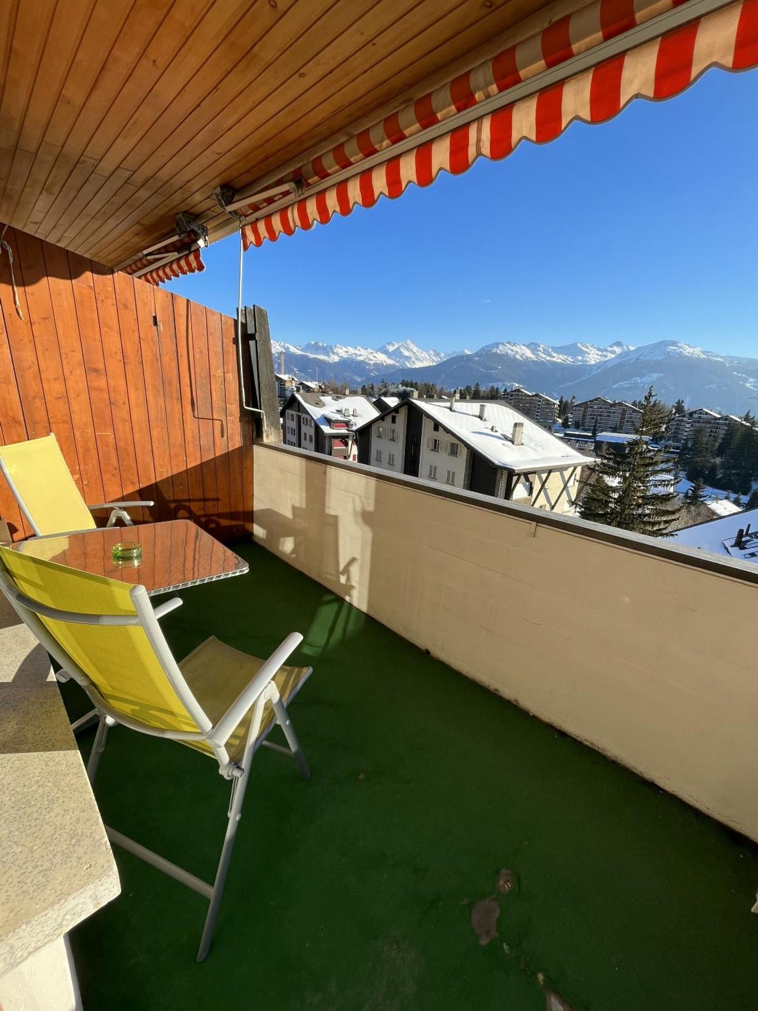 L’Eperon Center Crans wonderful view Appartement Buitenkant foto