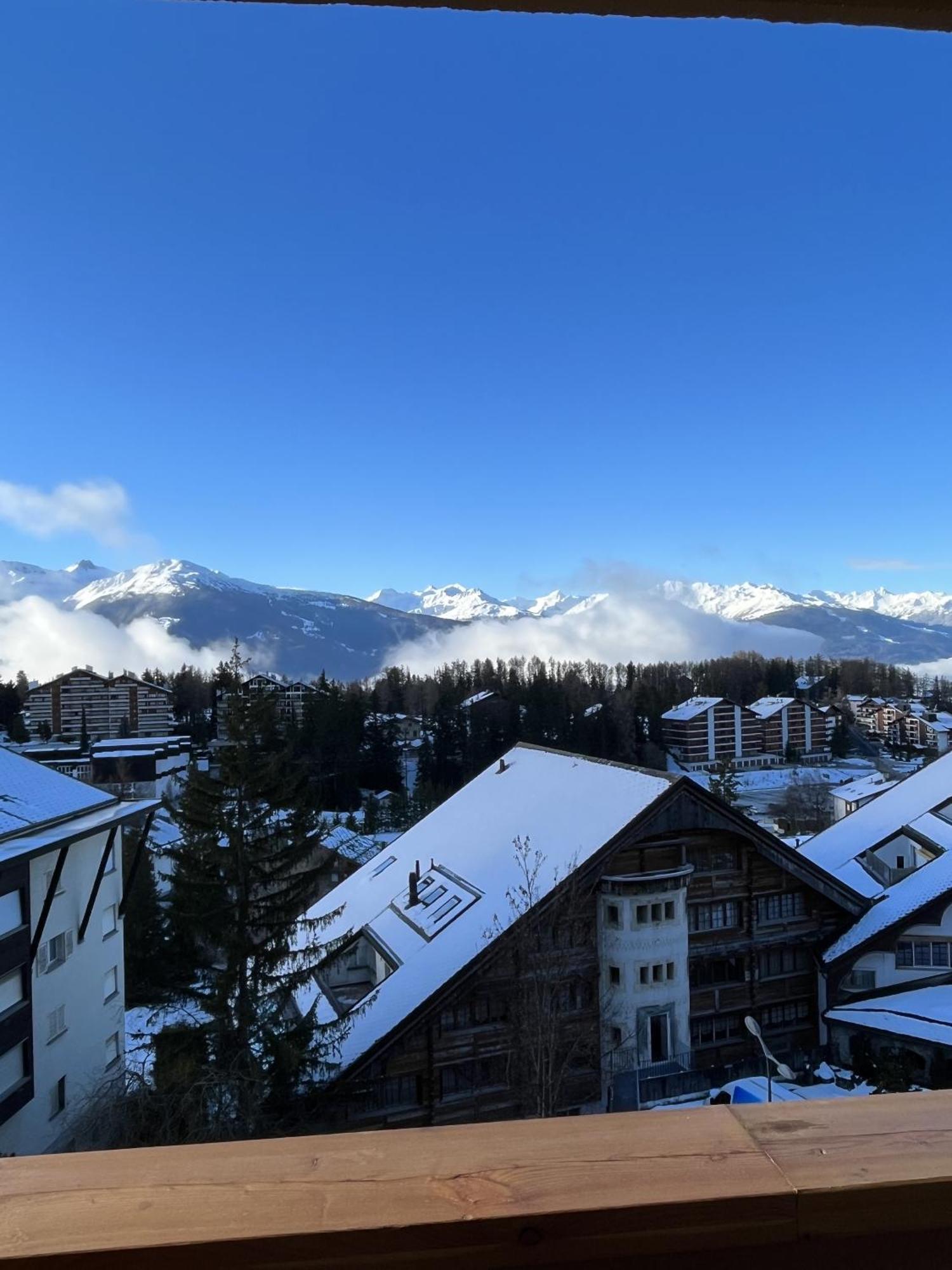L’Eperon Center Crans wonderful view Appartement Buitenkant foto