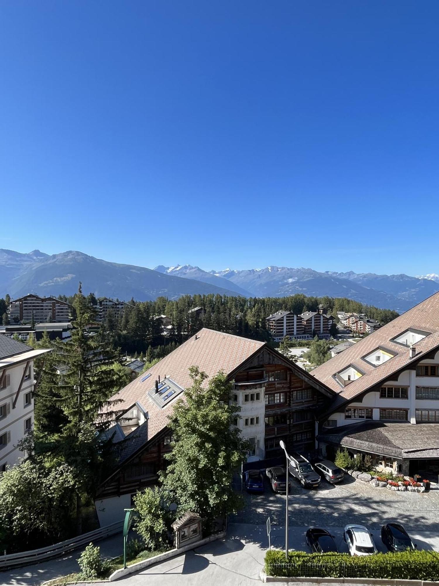 L’Eperon Center Crans wonderful view Appartement Buitenkant foto