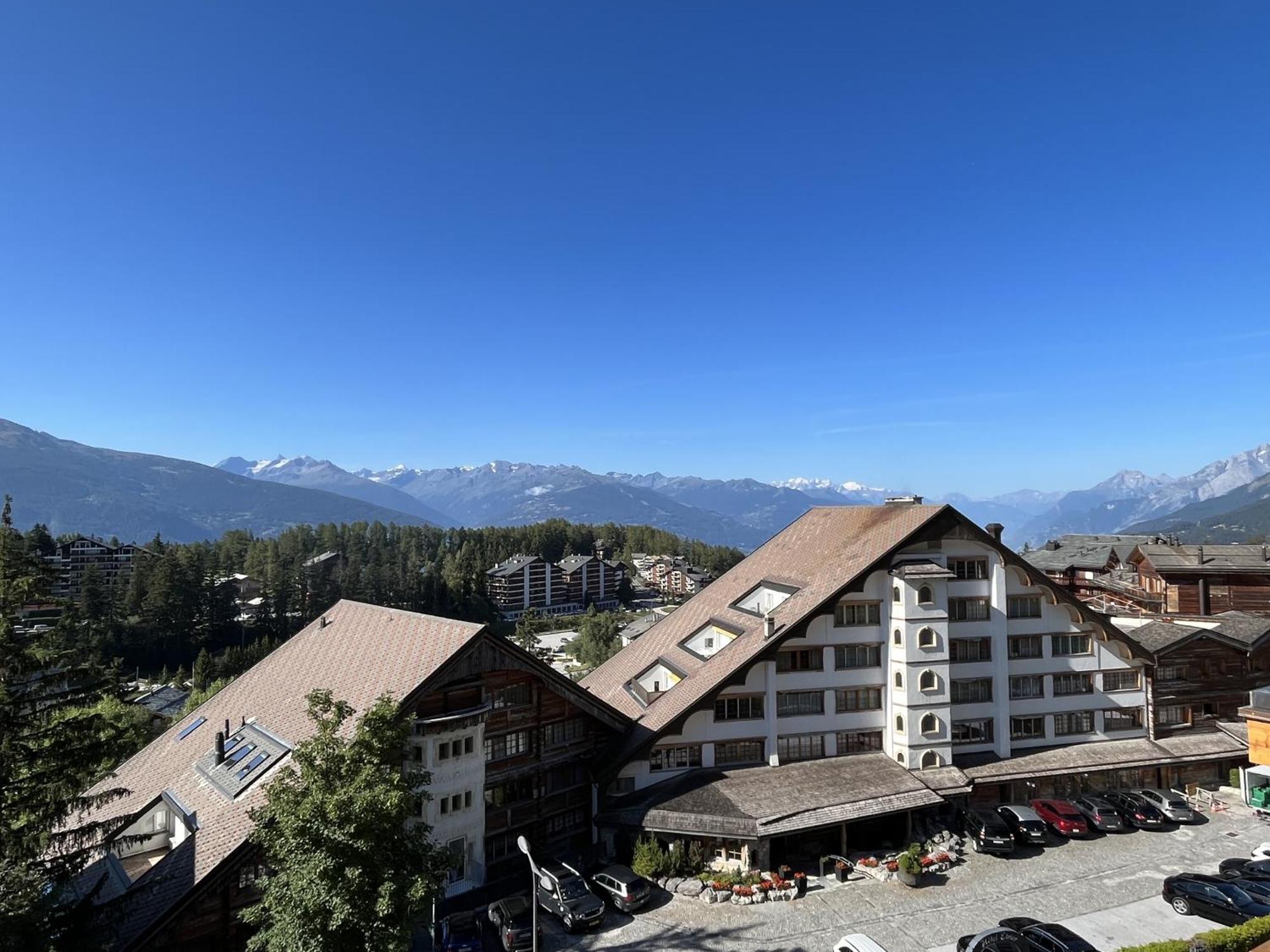 L’Eperon Center Crans wonderful view Appartement Buitenkant foto