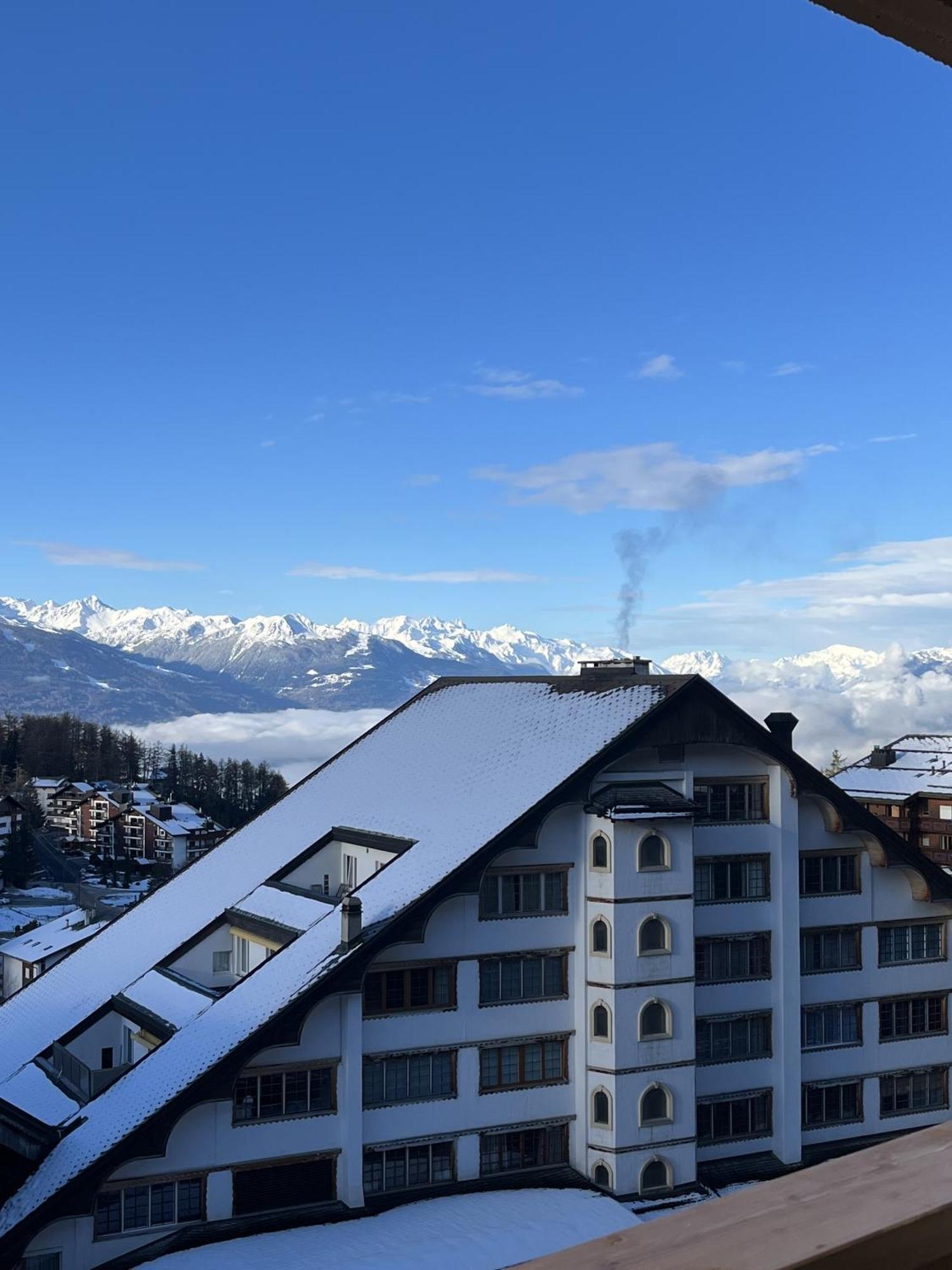 L’Eperon Center Crans wonderful view Appartement Buitenkant foto