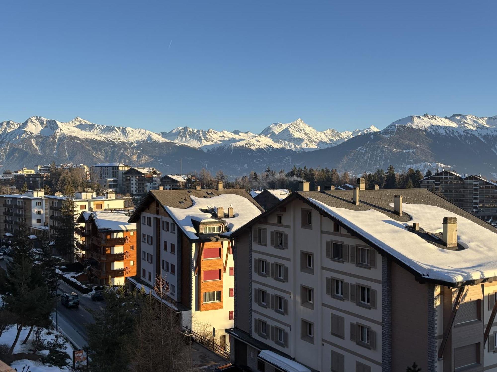 L’Eperon Center Crans wonderful view Appartement Buitenkant foto
