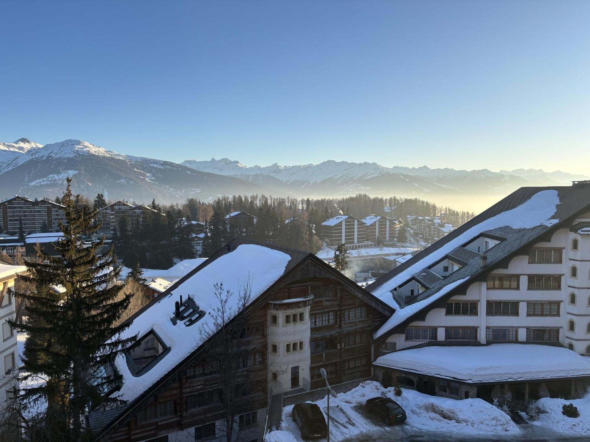 L’Eperon Center Crans wonderful view Appartement Buitenkant foto